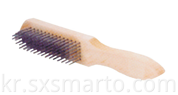 Wooden Handle Steel Wirs Brush